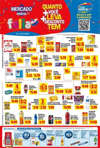 Folheto Mercado Extra - 06/02/2024 - 12/02/2024.