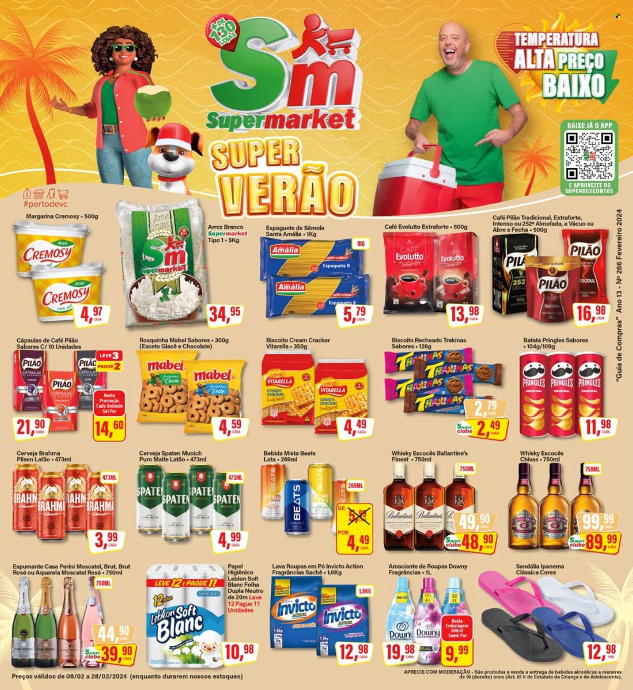 Folheto Rede Supermarket - 08/02/2024 - 28/02/2024. Página 1