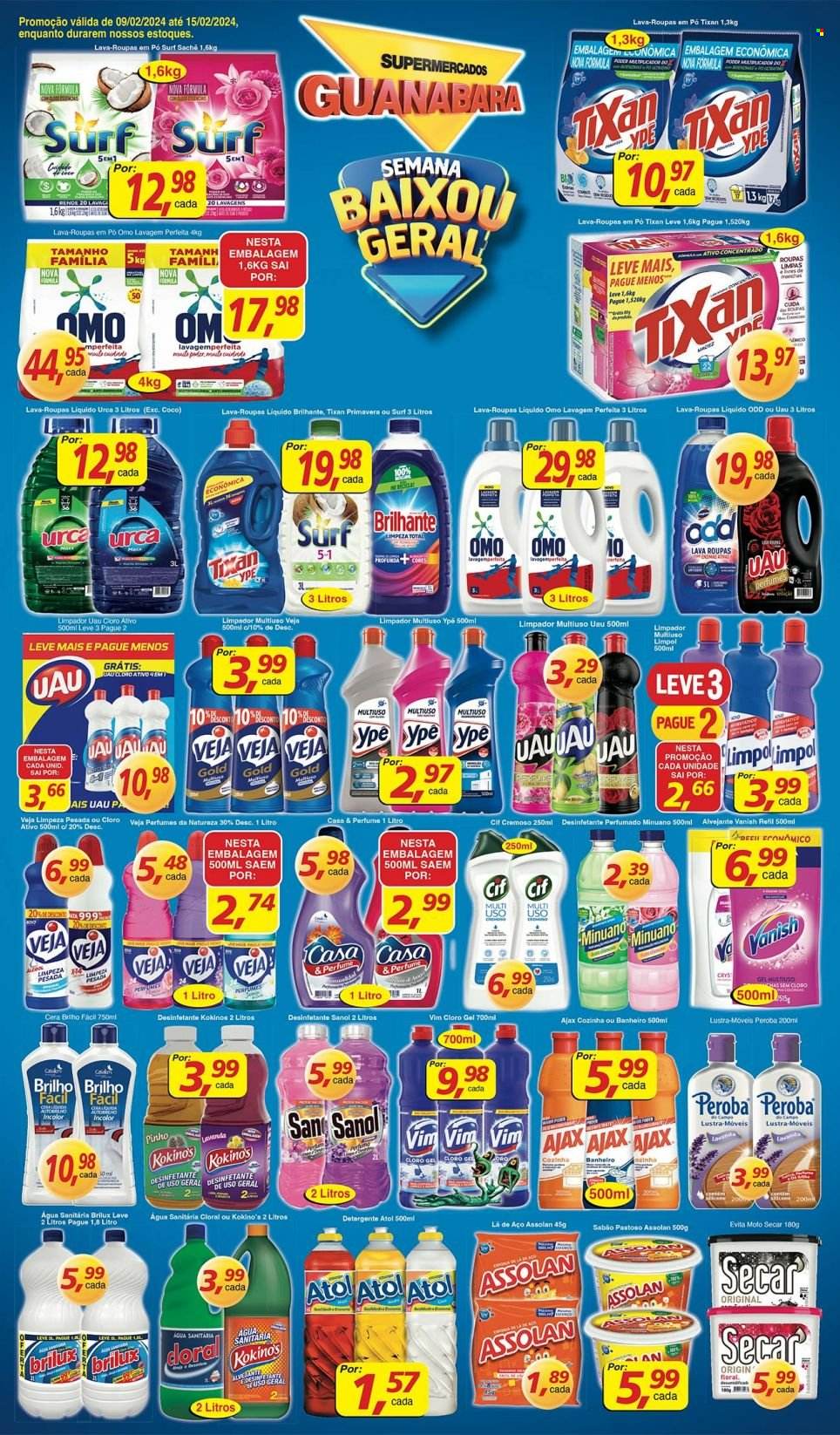 Folheto Supermercados Guanabara - 09/02/2024 - 15/02/2024. Página 7