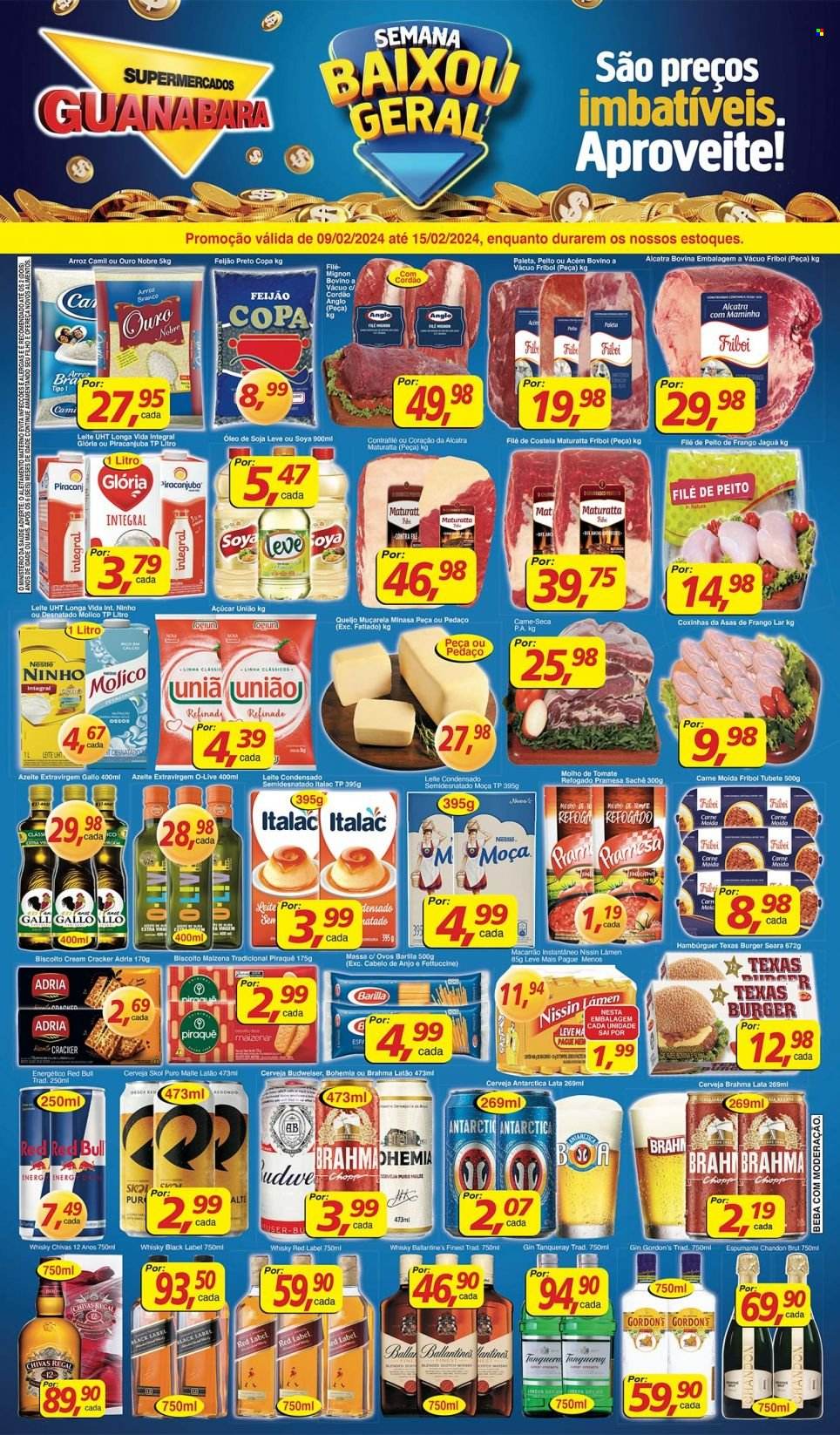 Folheto Supermercados Guanabara - 09/02/2024 - 15/02/2024. Página 12