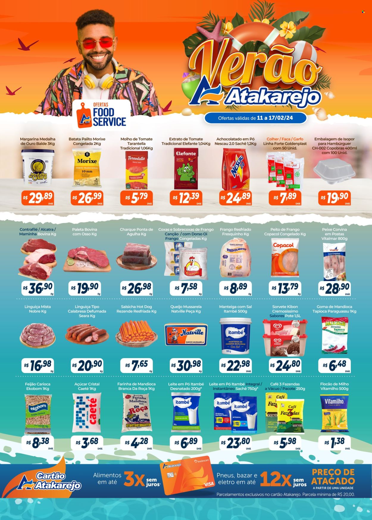 Folheto Atakadão Atakarejo - 11/02/2024 - 17/02/2024. Página 1