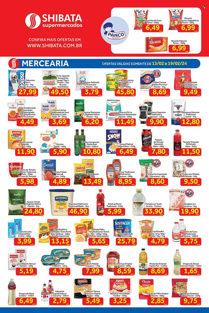 Folheto Shibata Supermercados - 13/02/2024 - 19/02/2024. Página 2