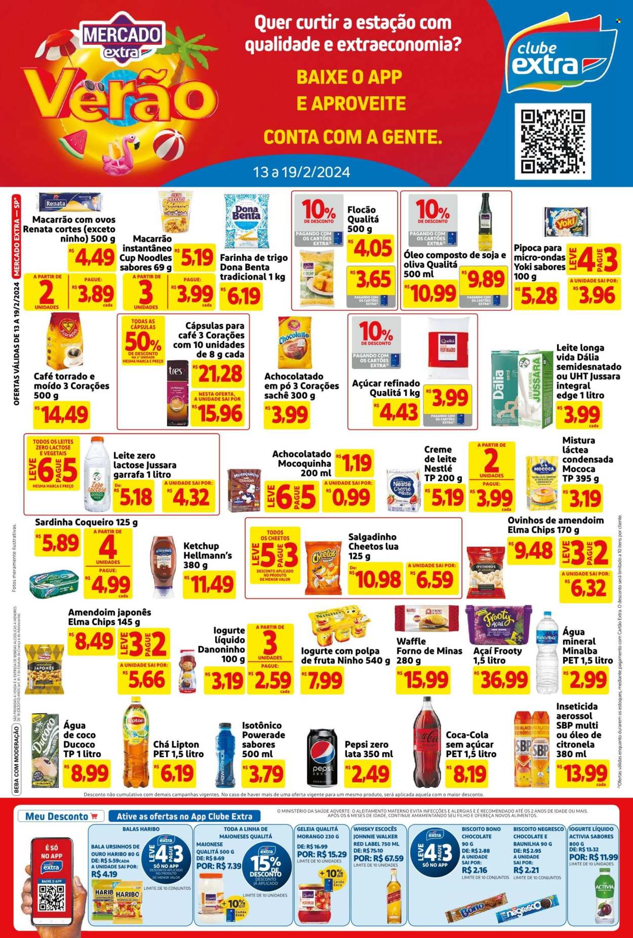 Folheto Mercado Extra - 13/02/2024 - 19/02/2024. Página 1