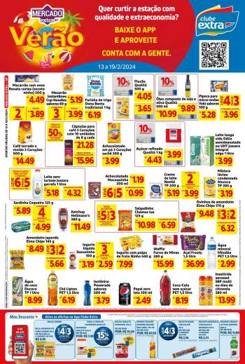 Folheto Mercado Extra - 13/02/2024 - 19/02/2024.