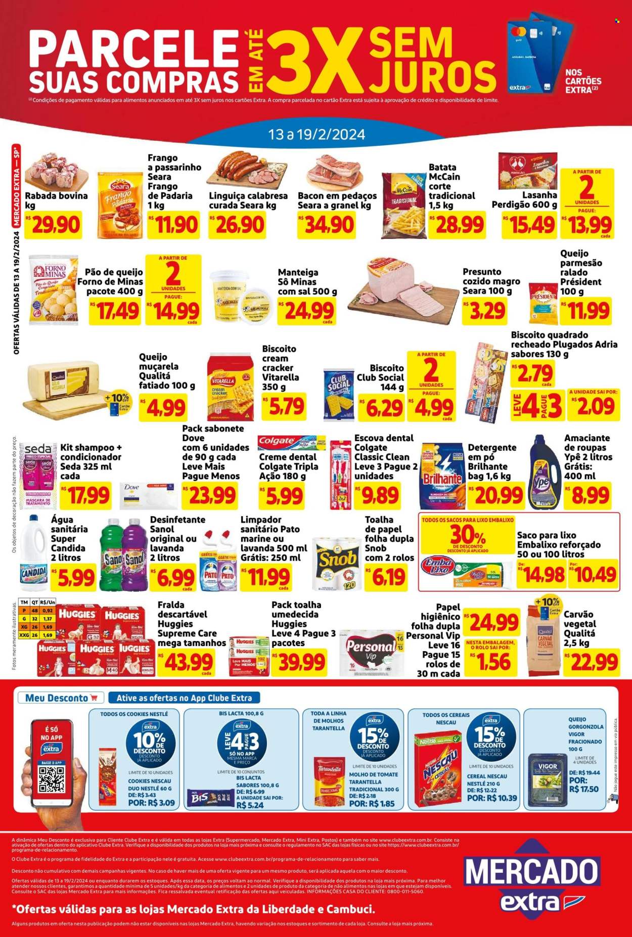 Folheto Mercado Extra - 13/02/2024 - 19/02/2024. Página 2