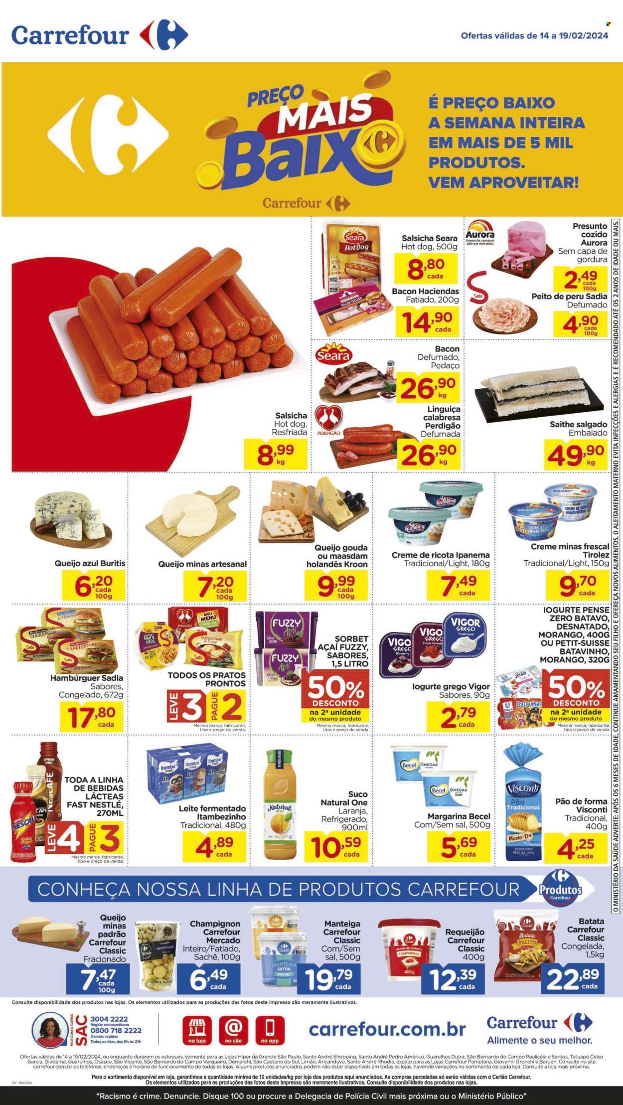 Folheto Carrefour Hiper - 14/02/2024 - 19/02/2024. Página 3