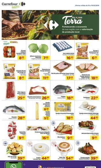 Folheto Carrefour Bairro - 14/02/2024 - 19/02/2024.