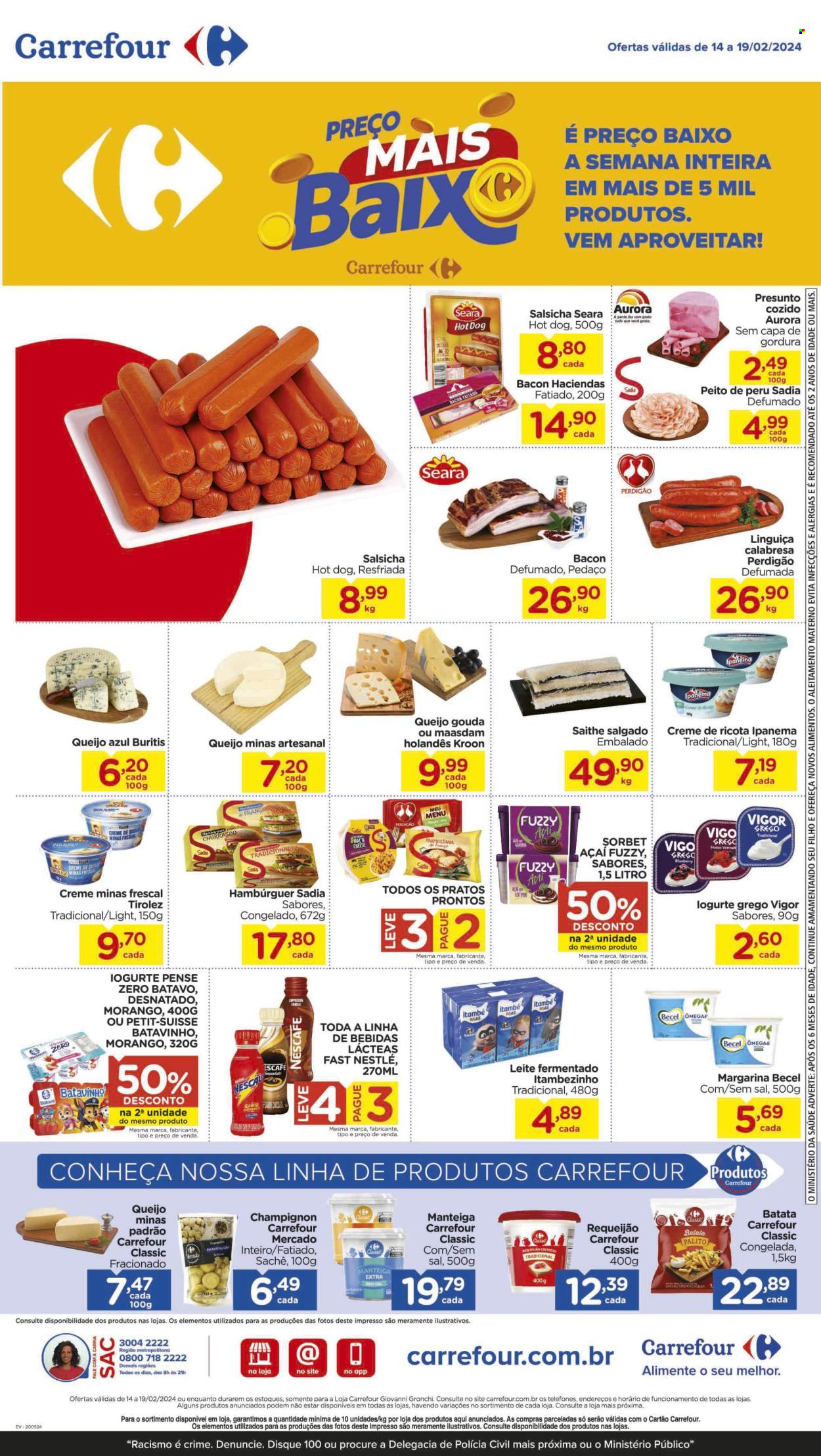 Folheto Carrefour Hiper - 14/02/2024 - 19/02/2024. Página 3