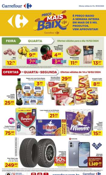 Folheto Carrefour Hiper - 14/02/2024 - 19/02/2024.