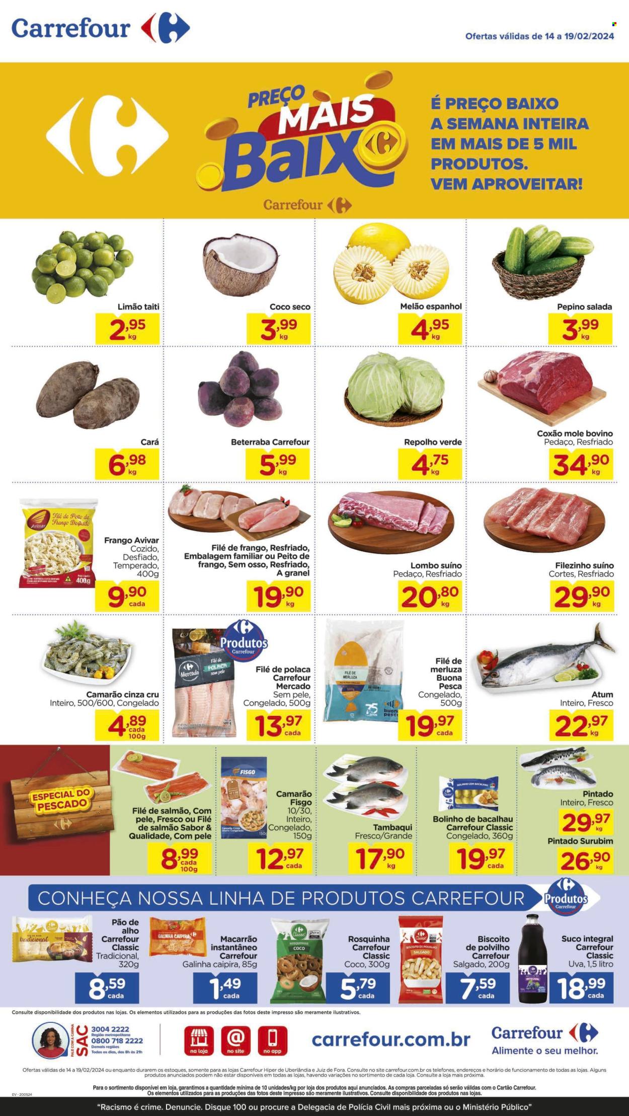 Folheto Carrefour Hiper - 14/02/2024 - 19/02/2024. Página 2