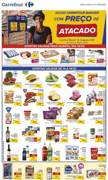 Folheto Carrefour Hiper - 14/02/2024 - 19/02/2024.