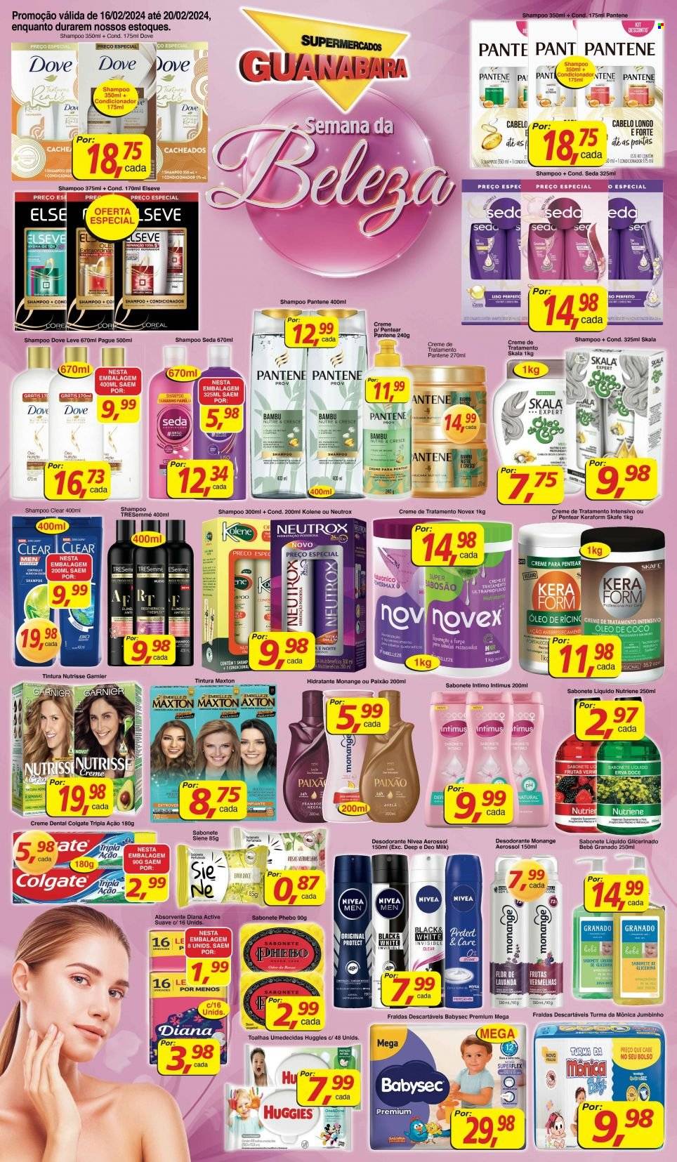 Folheto Supermercados Guanabara - 16/02/2024 - 20/02/2024. Página 1