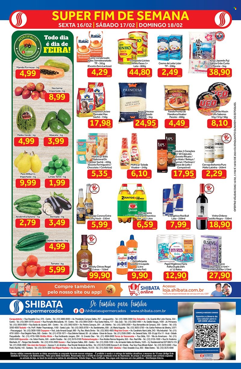 Folheto Shibata Supermercados - 16/02/2024 - 18/02/2024. Página 2