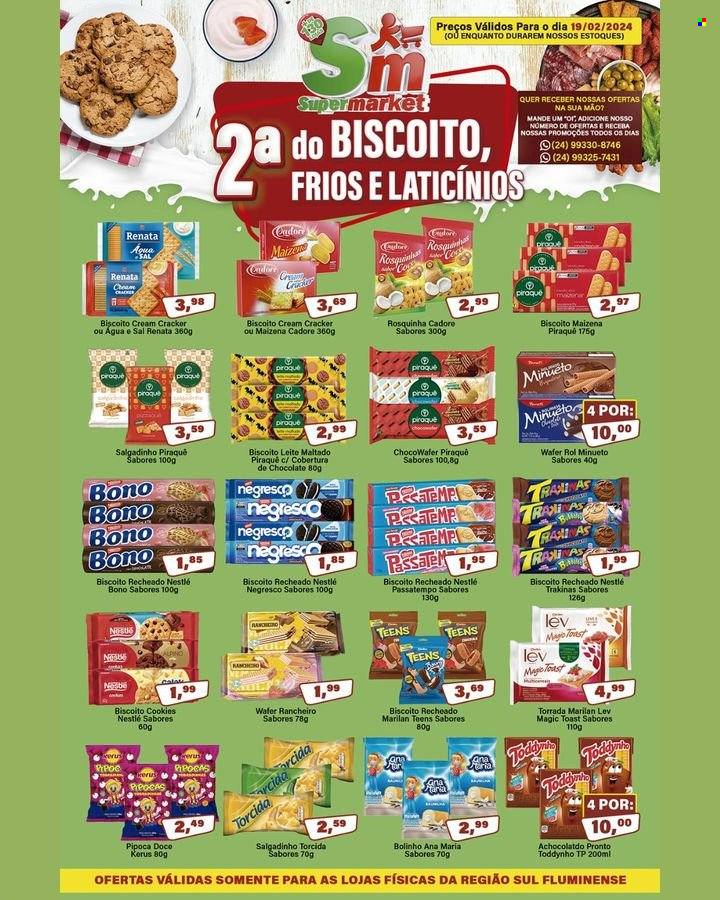 Folheto Rede Supermarket - 19/02/2024 - 19/02/2024. Página 1