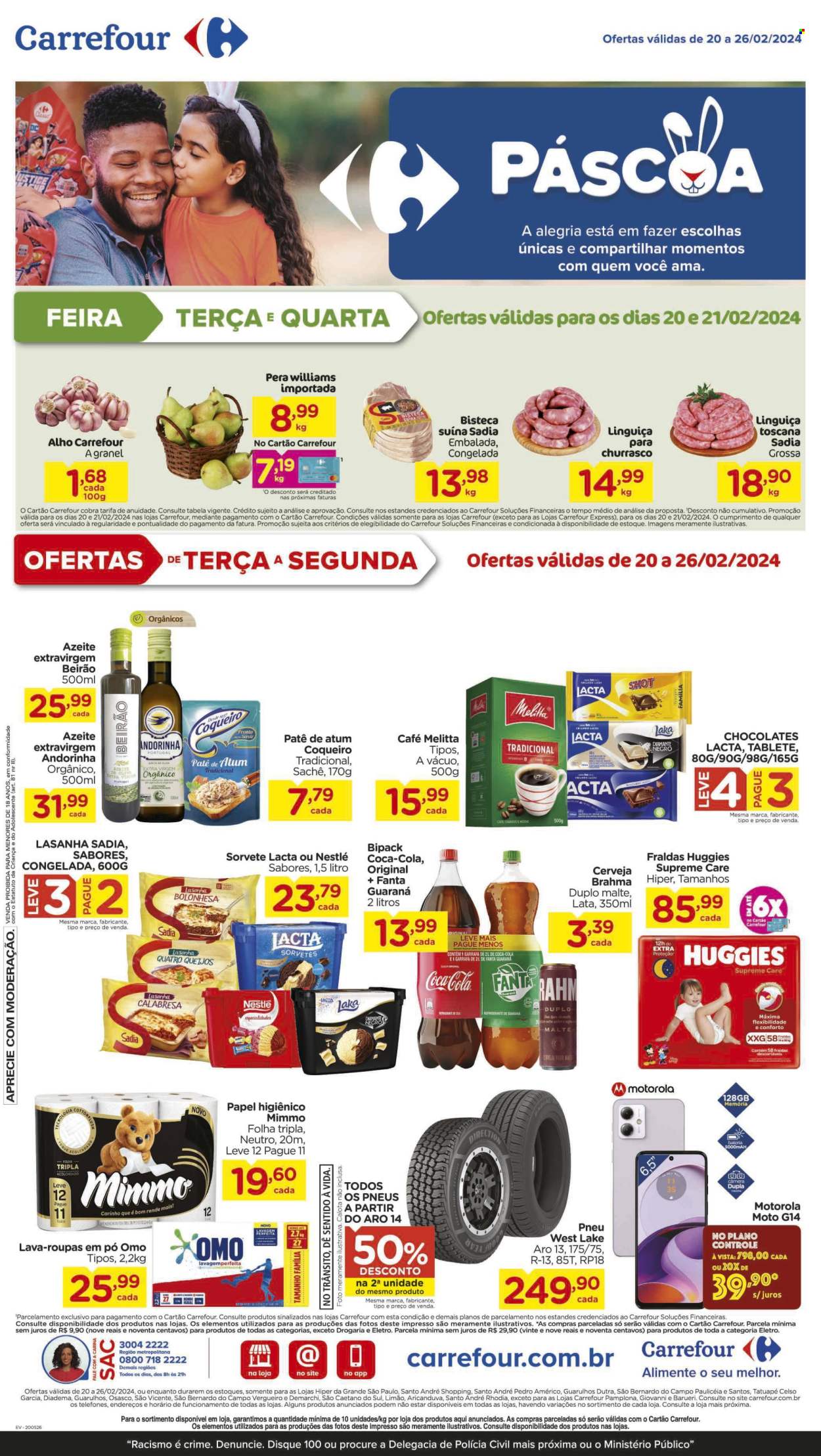 Folheto Carrefour Hiper - 20/02/2024 - 26/02/2024. Página 1