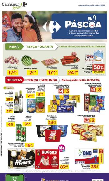 Folheto Carrefour Bairro - 20/02/2024 - 26/02/2024.