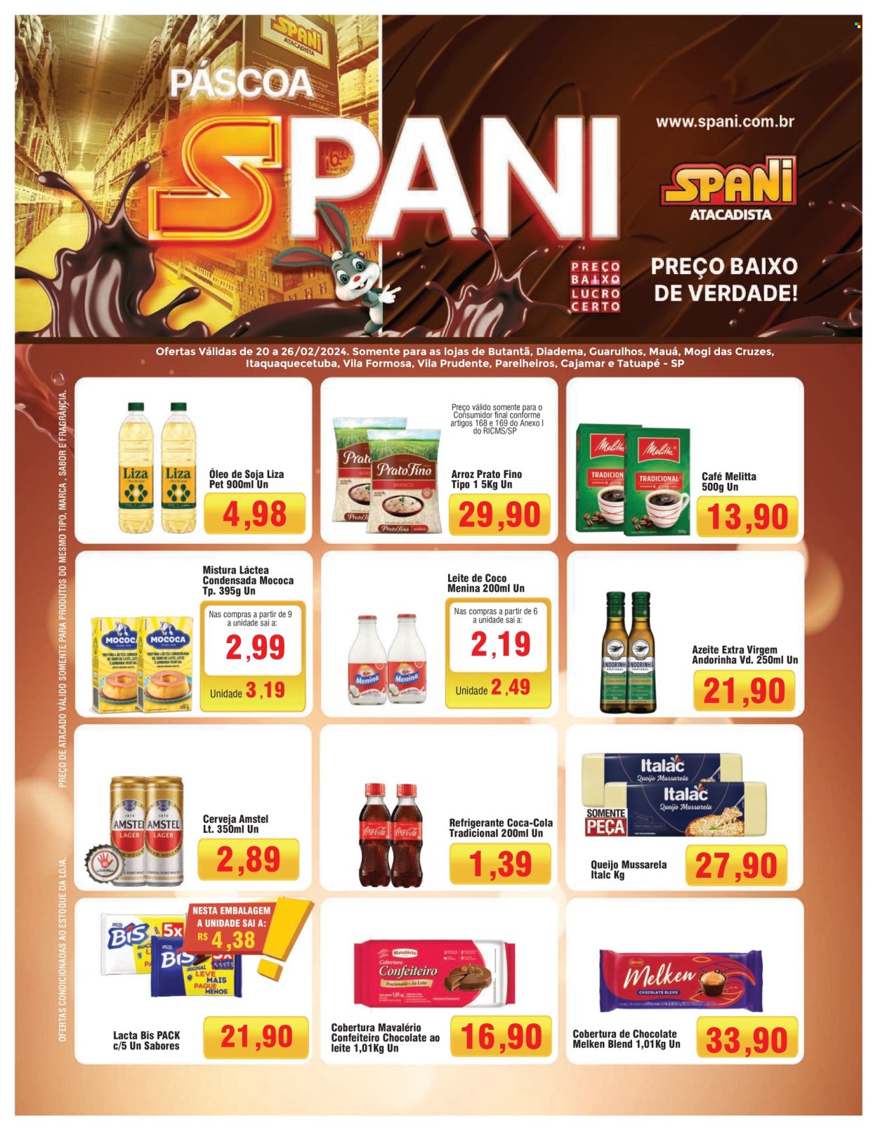 Folheto Spani Atacadista - 20/02/2024 - 26/02/2024. Página 1