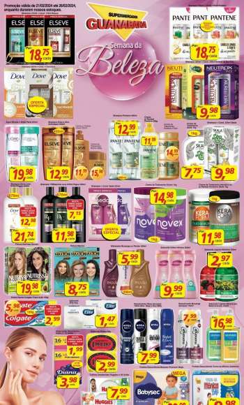 Folheto Supermercados Guanabara - 21/02/2024 - 26/02/2024.