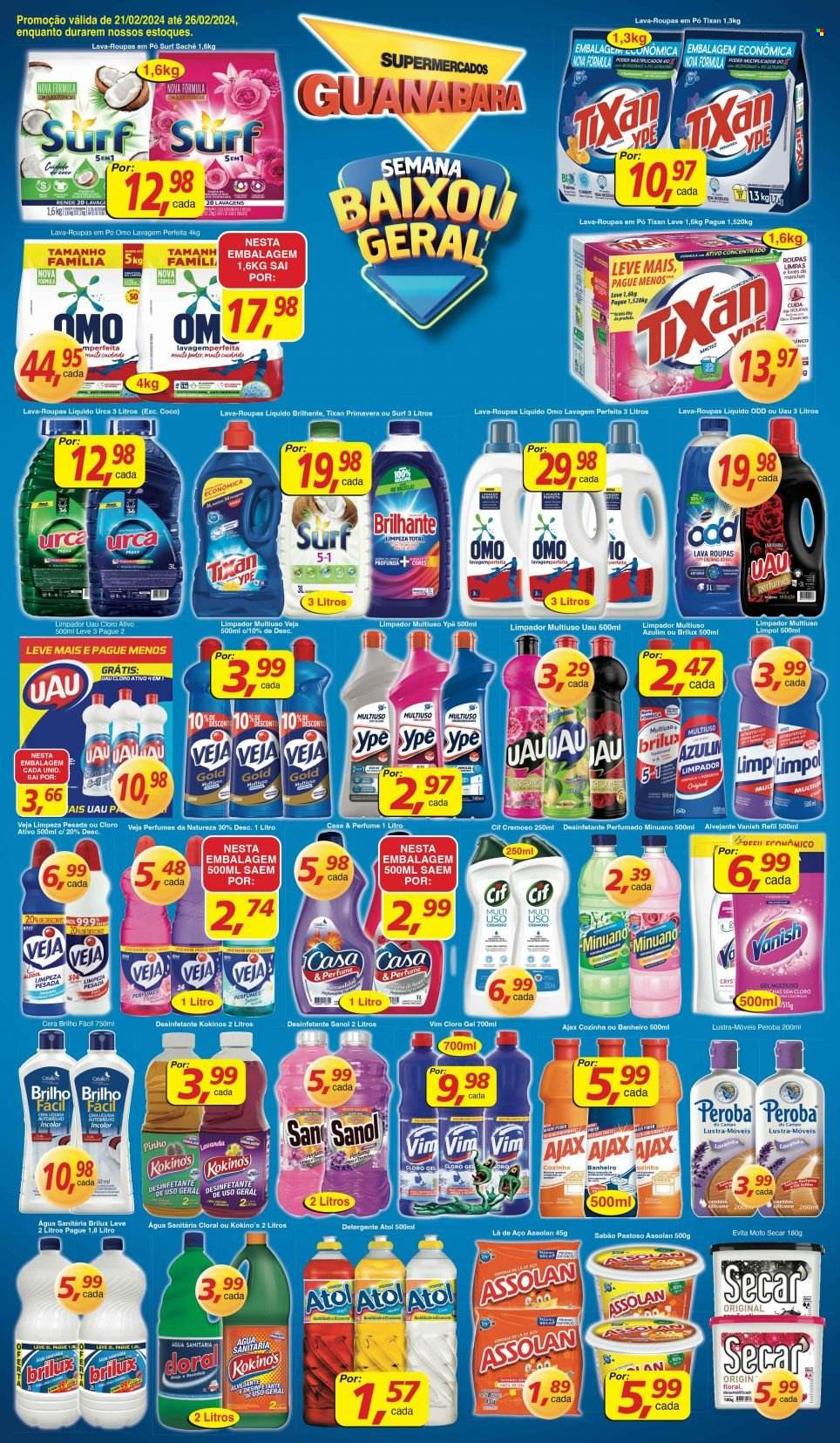 Folheto Supermercados Guanabara - 21/02/2024 - 26/02/2024. Página 7