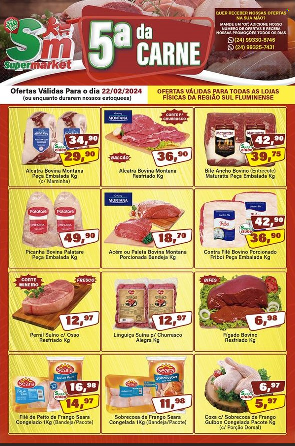 Folheto Rede Supermarket - 22/02/2024 - 22/02/2024. Página 1