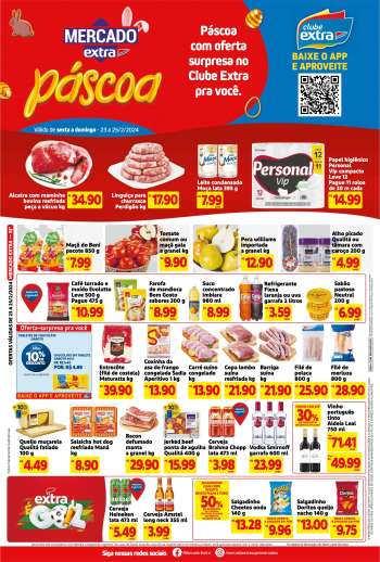Folheto Mercado Extra - 23/02/2024 - 25/02/2024.