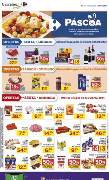 Folheto Carrefour Bairro - 23/02/2024 - 25/02/2024.