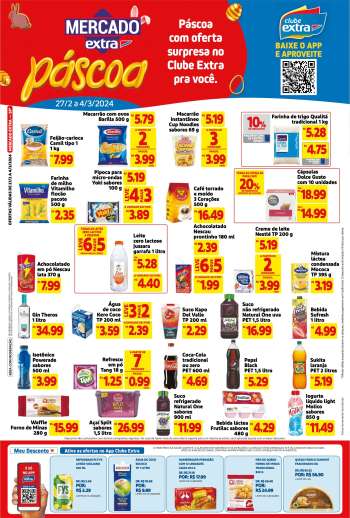 Folheto Mercado Extra - 27/02/2024 - 04/03/2024.