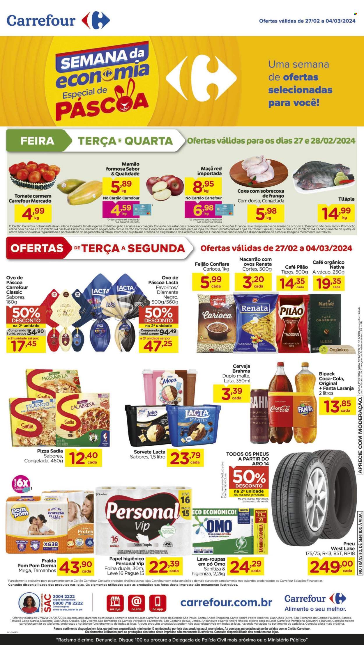 Folheto Carrefour Hiper - 27/02/2024 - 04/03/2024. Página 1