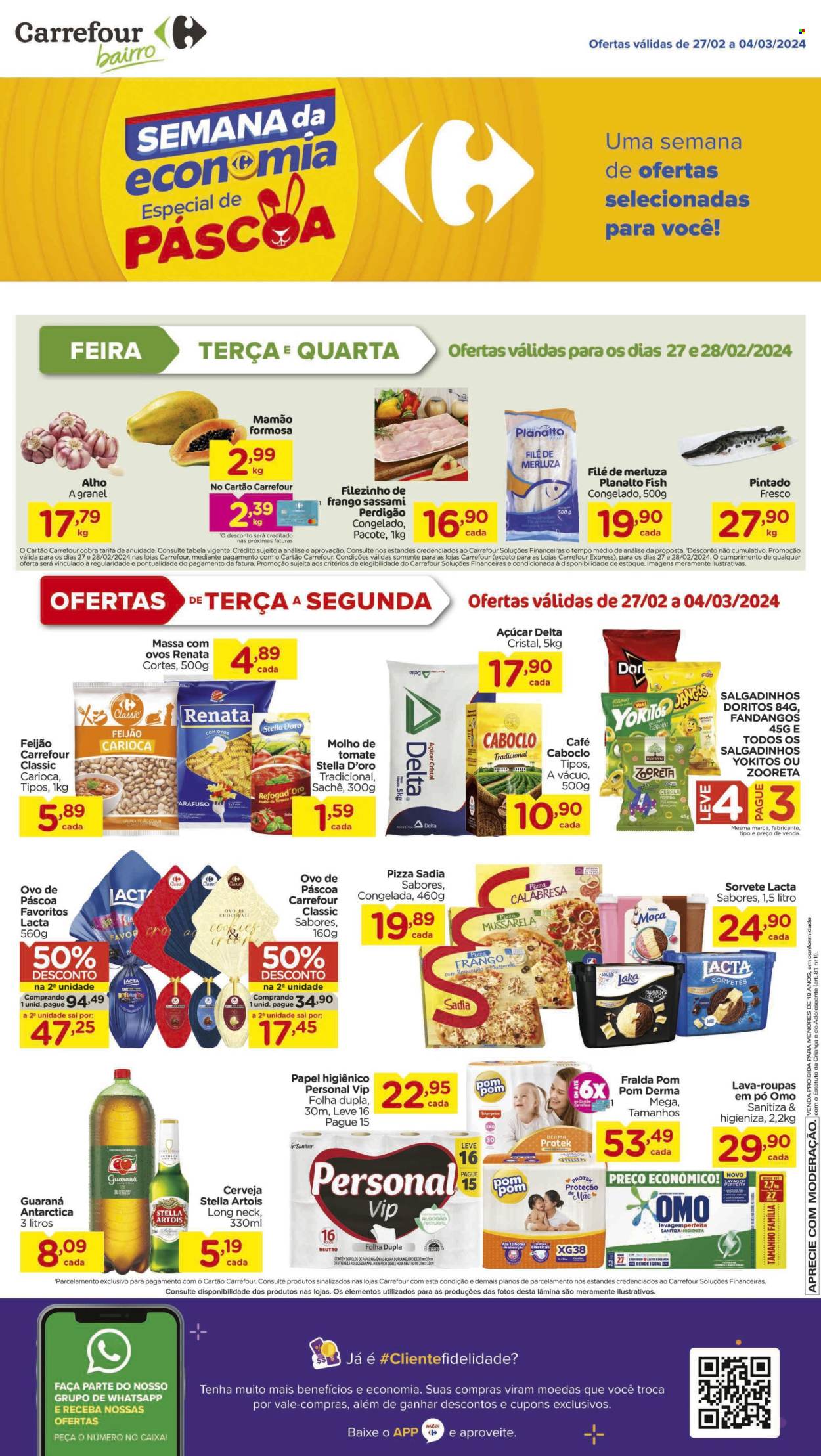 Folheto Carrefour Bairro - 27/02/2024 - 04/03/2024. Página 1