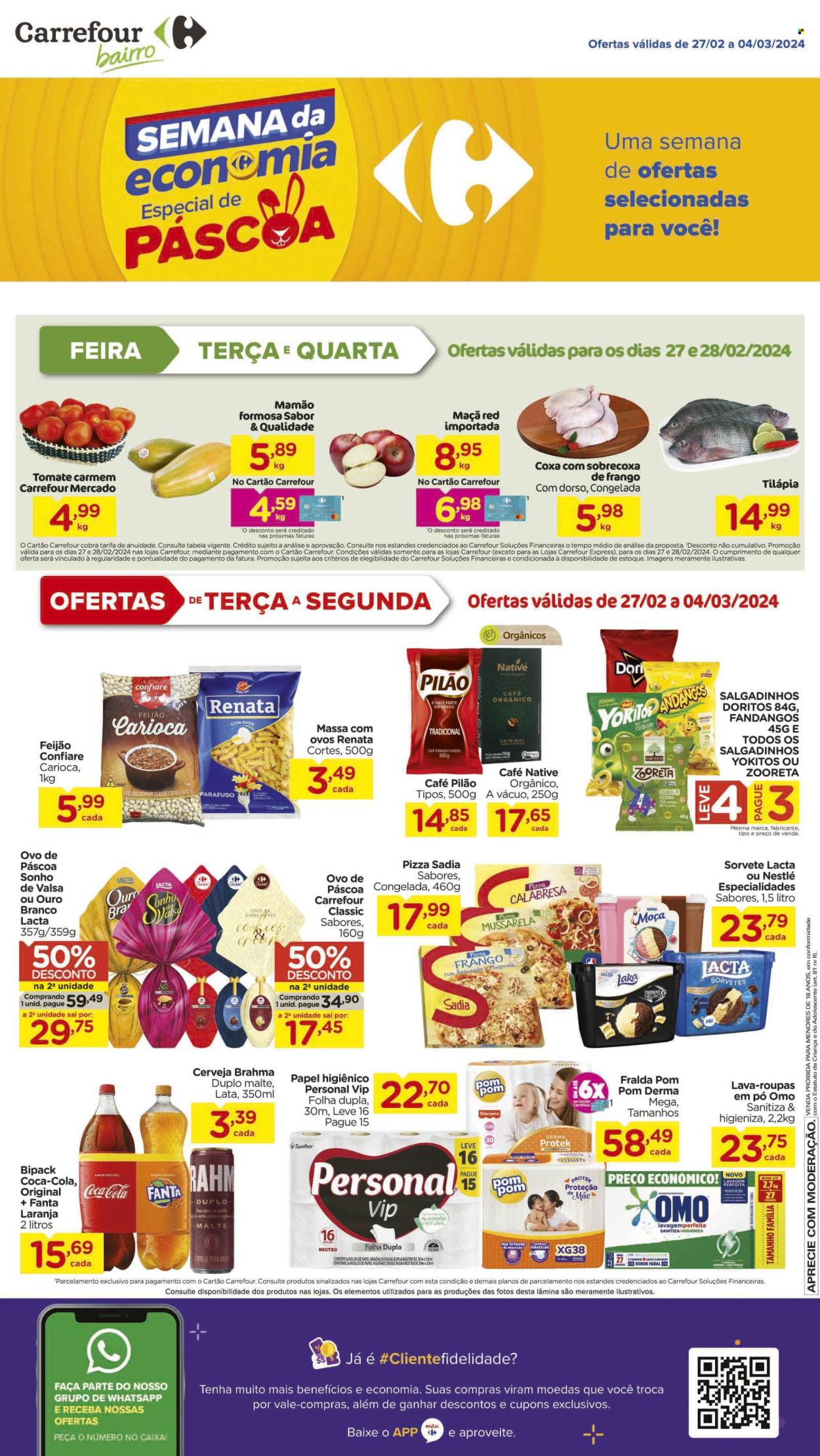 Folheto Carrefour Bairro - 27/02/2024 - 04/03/2024. Página 1