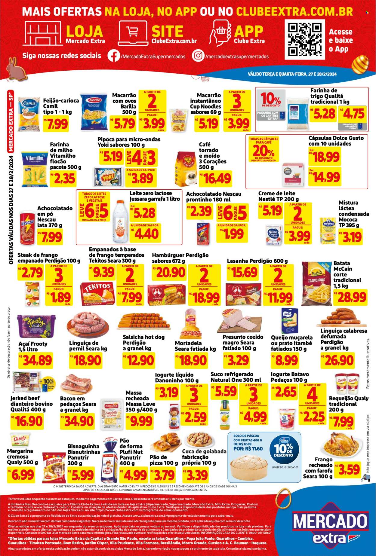 Folheto Mercado Extra - 27/02/2024 - 28/02/2024. Página 2