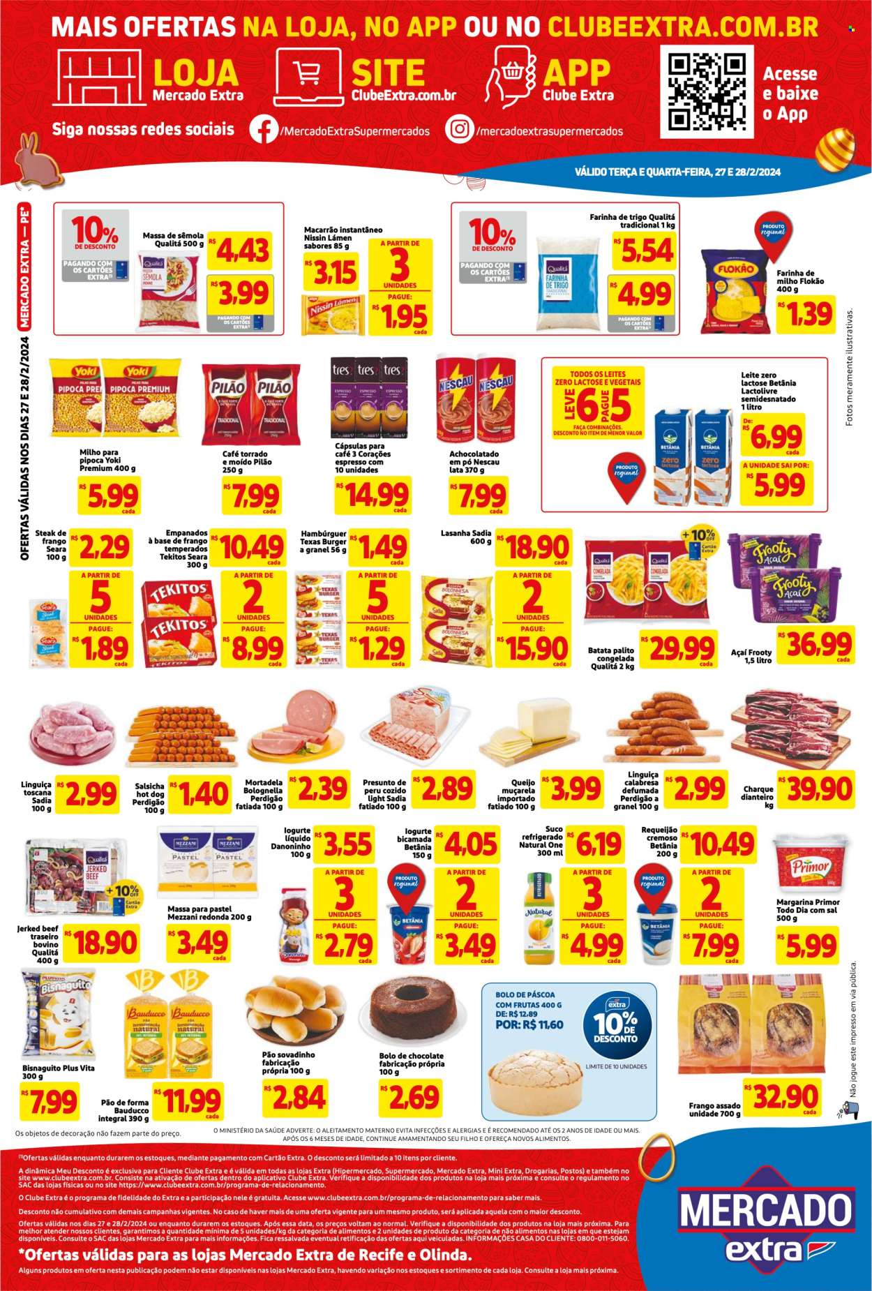 Folheto Mercado Extra - 27/02/2024 - 28/02/2024. Página 2