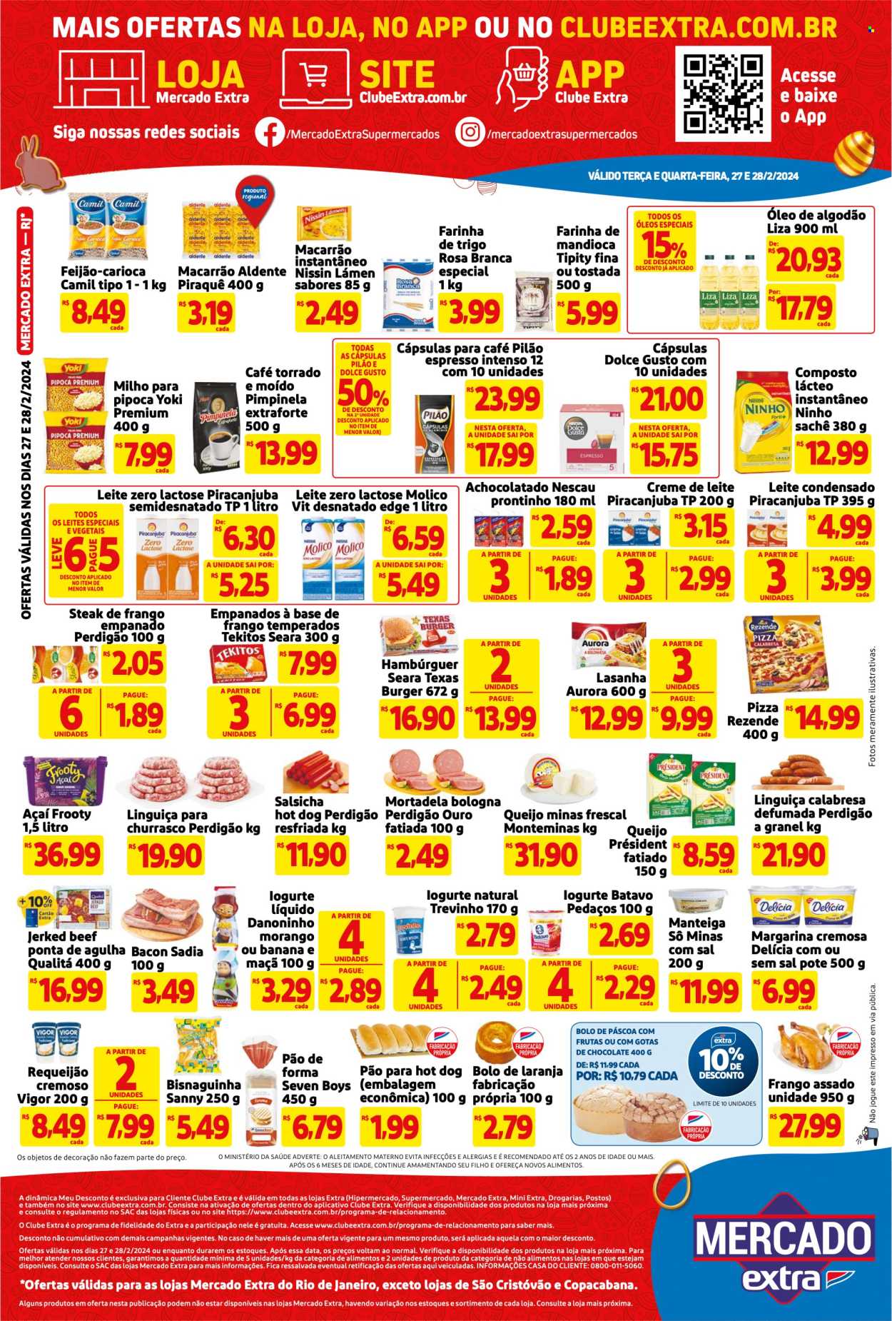 Folheto Mercado Extra - 27/02/2024 - 28/02/2024. Página 2