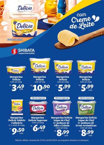 Folheto Shibata Supermercados - 27/02/2024 - 05/03/2024.