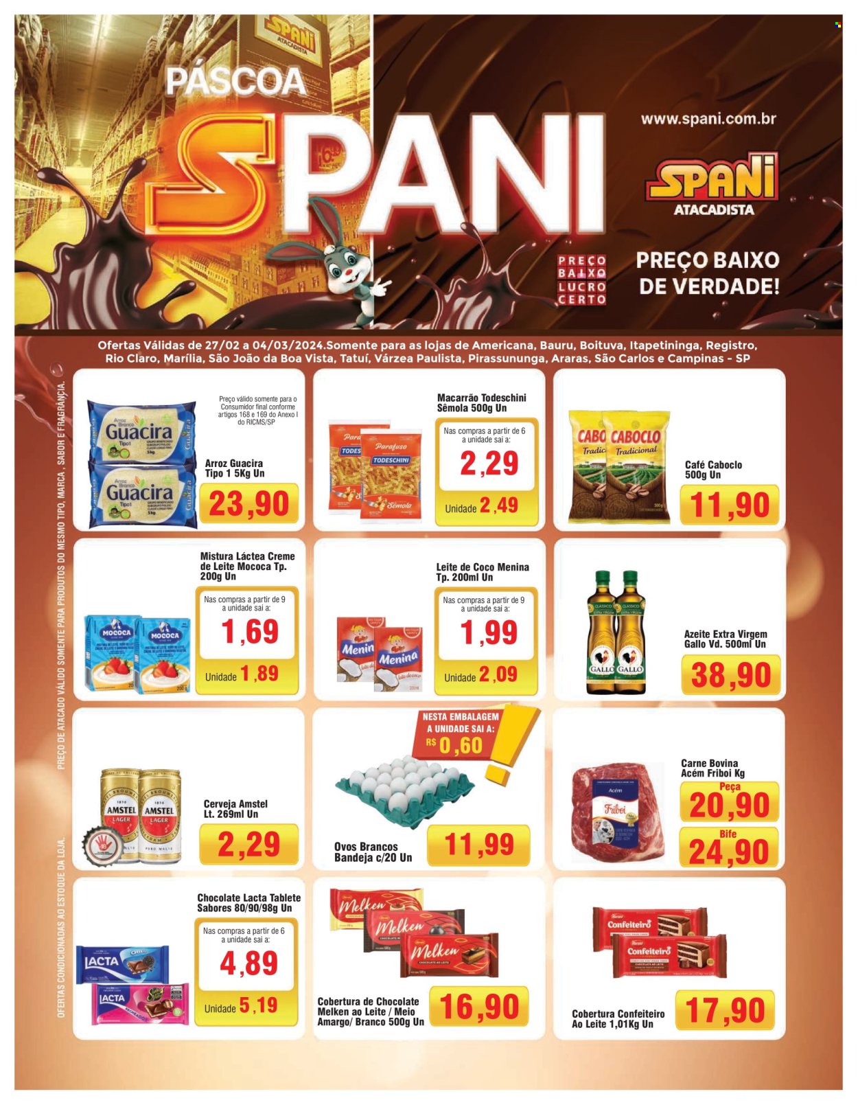 Folheto Spani Atacadista - 27/02/2024 - 04/03/2024. Página 1
