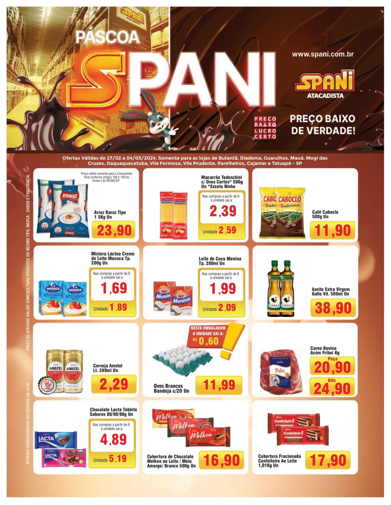 Folheto Spani Atacadista - 27/02/2024 - 04/03/2024. Página 1