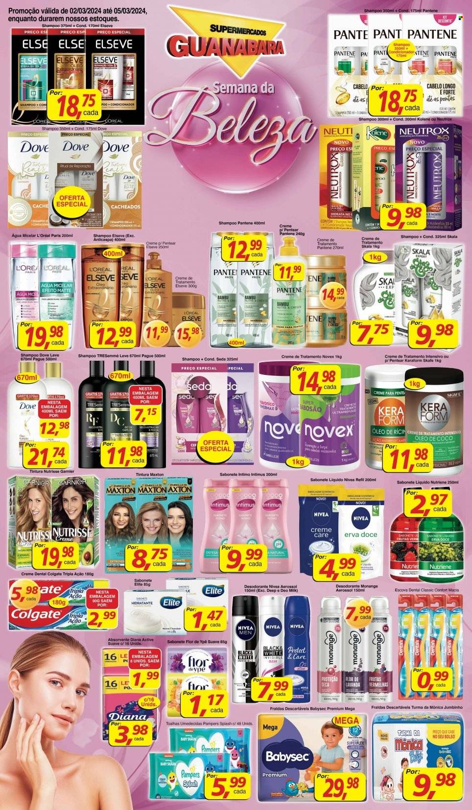 Folheto Supermercados Guanabara - 02/03/2024 - 05/03/2024. Página 1