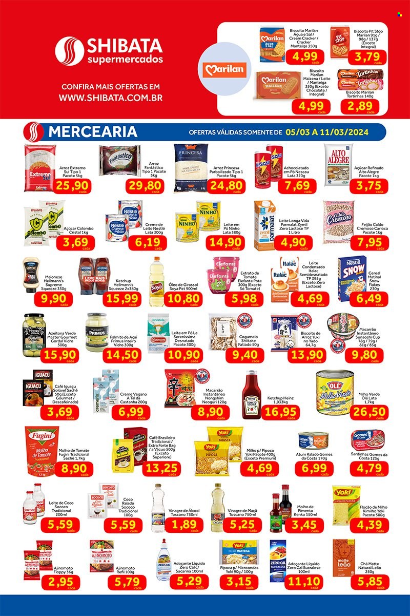Folheto Shibata Supermercados - 05/03/2024 - 11/03/2024. Página 2
