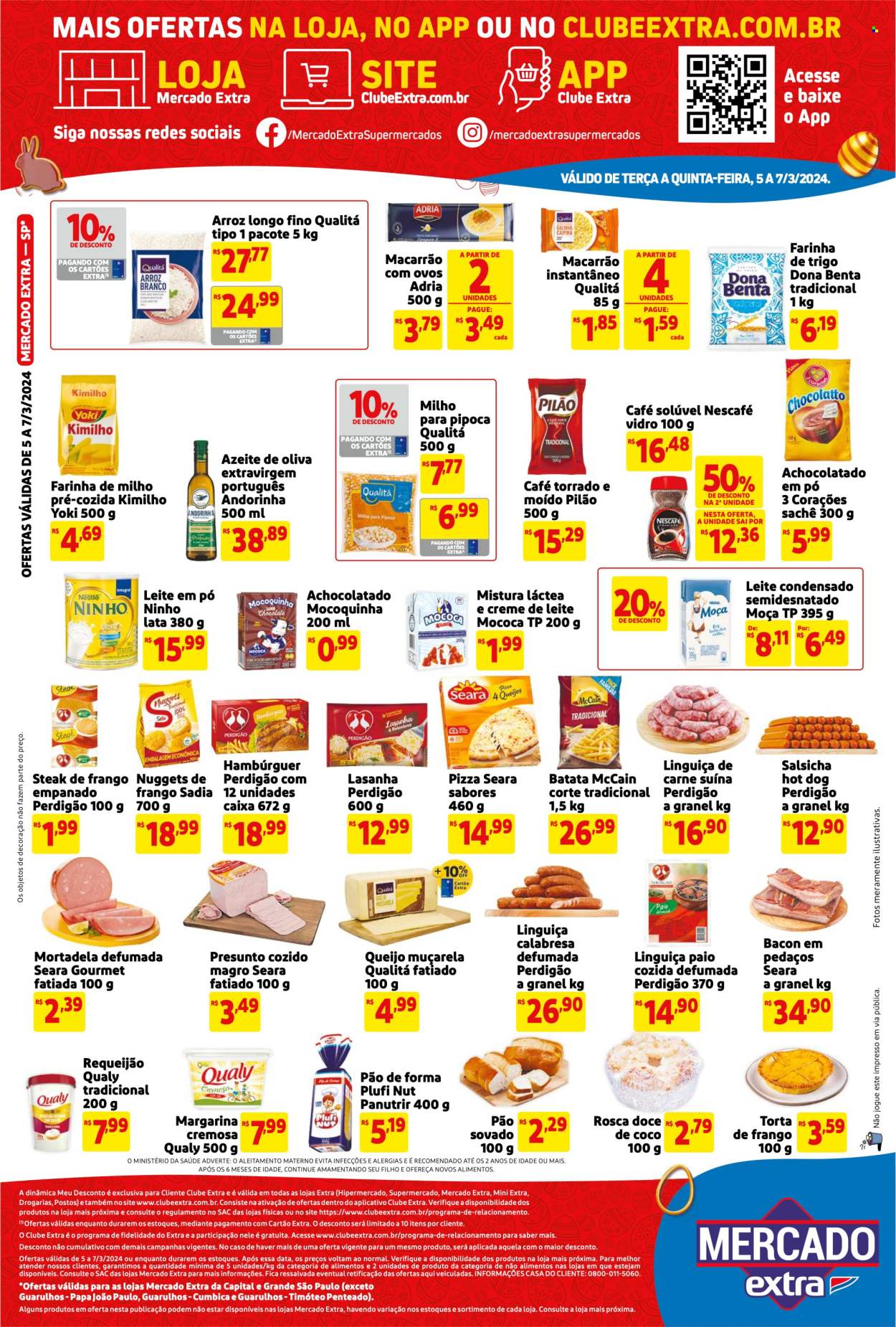 Folheto Mercado Extra - 05/03/2024 - 07/03/2024. Página 2