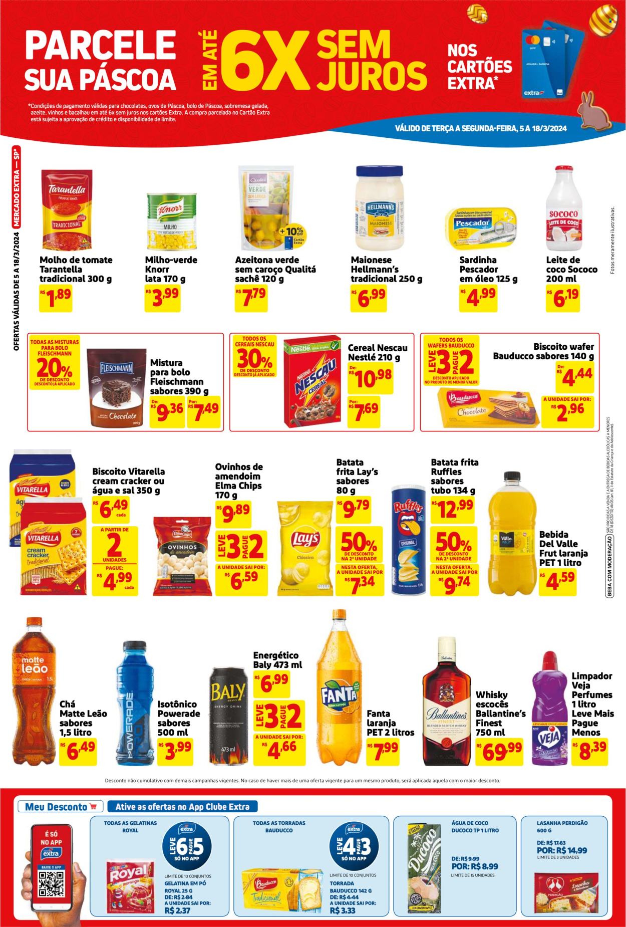 Folheto Mercado Extra - 05/03/2024 - 18/03/2024. Página 3