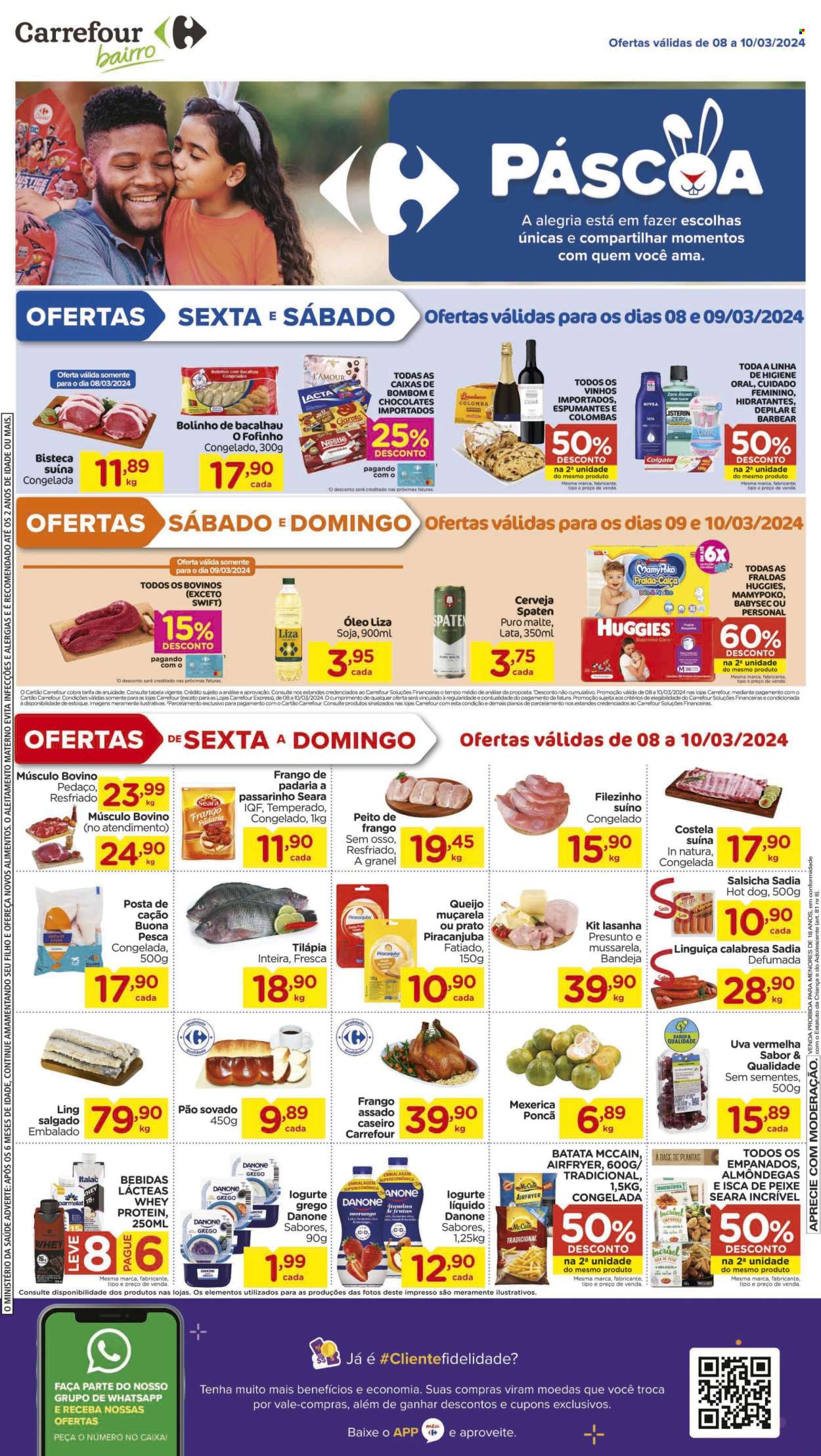 Folheto Carrefour Bairro - 07/03/2024 - 10/03/2024. Página 1