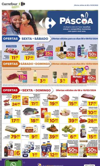 Folheto Carrefour Bairro - 07/03/2024 - 10/03/2024.