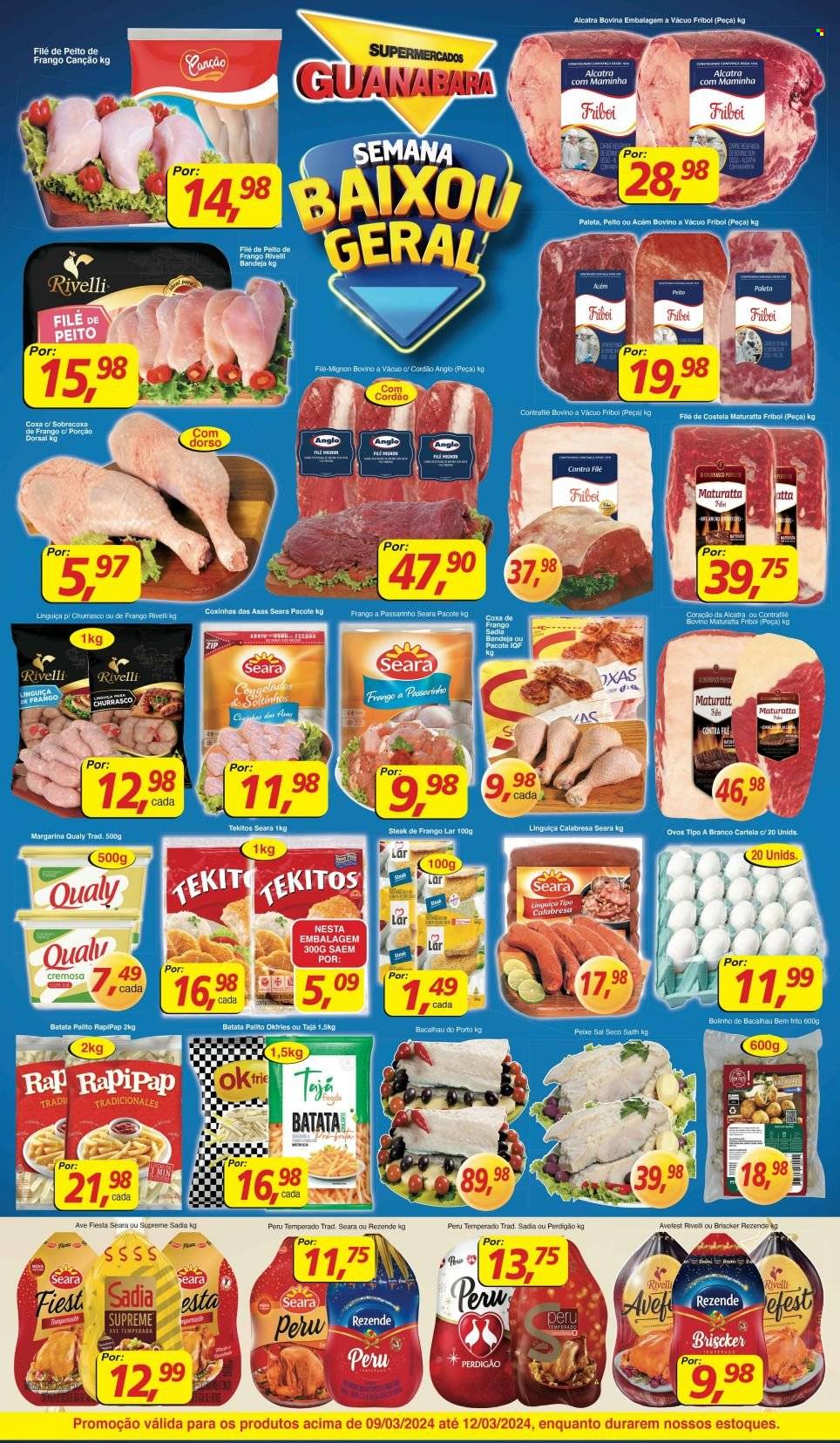Folheto Supermercados Guanabara - 09/03/2024 - 12/03/2024. Página 9