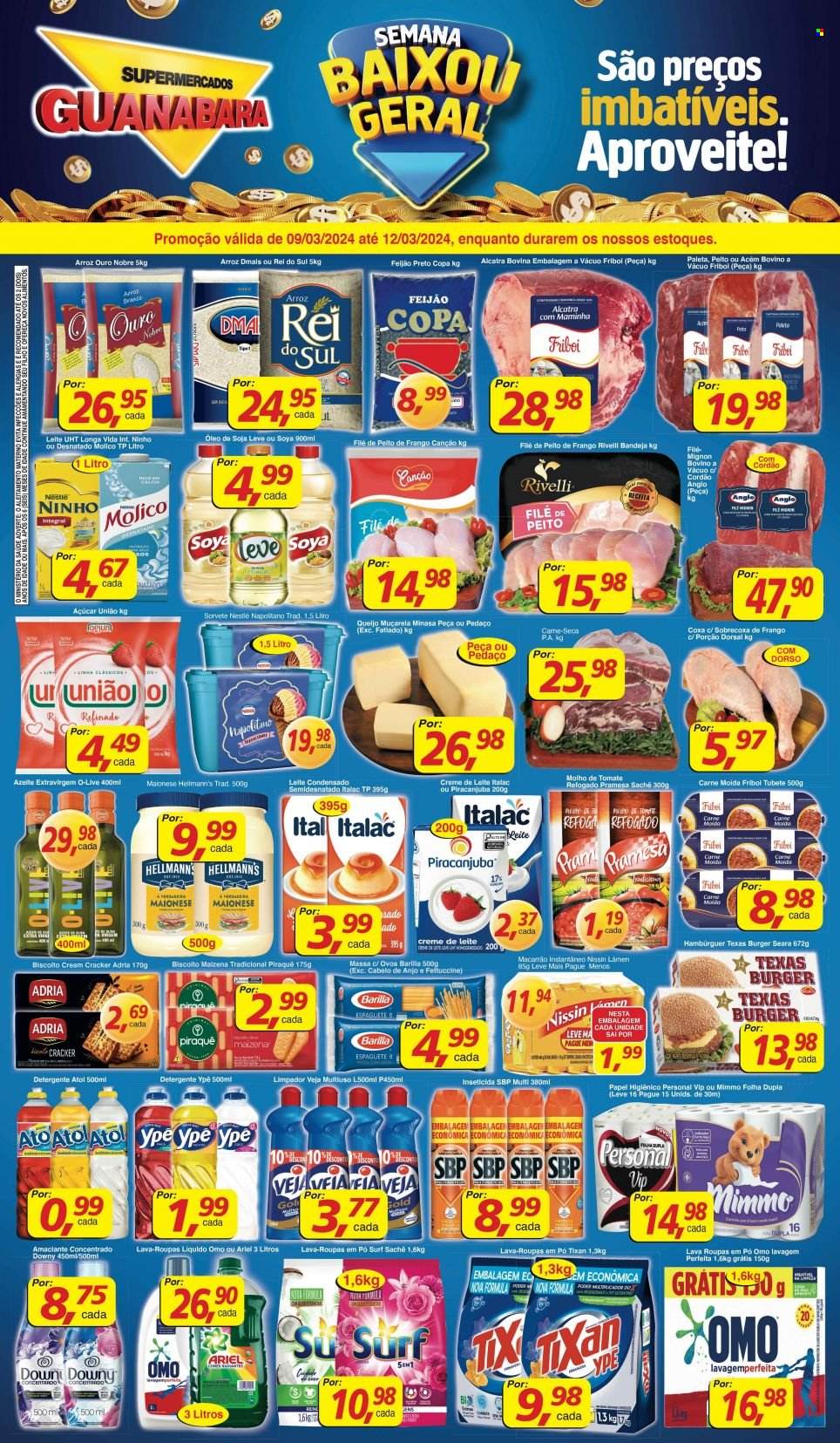 Folheto Supermercados Guanabara - 09/03/2024 - 12/03/2024. Página 12