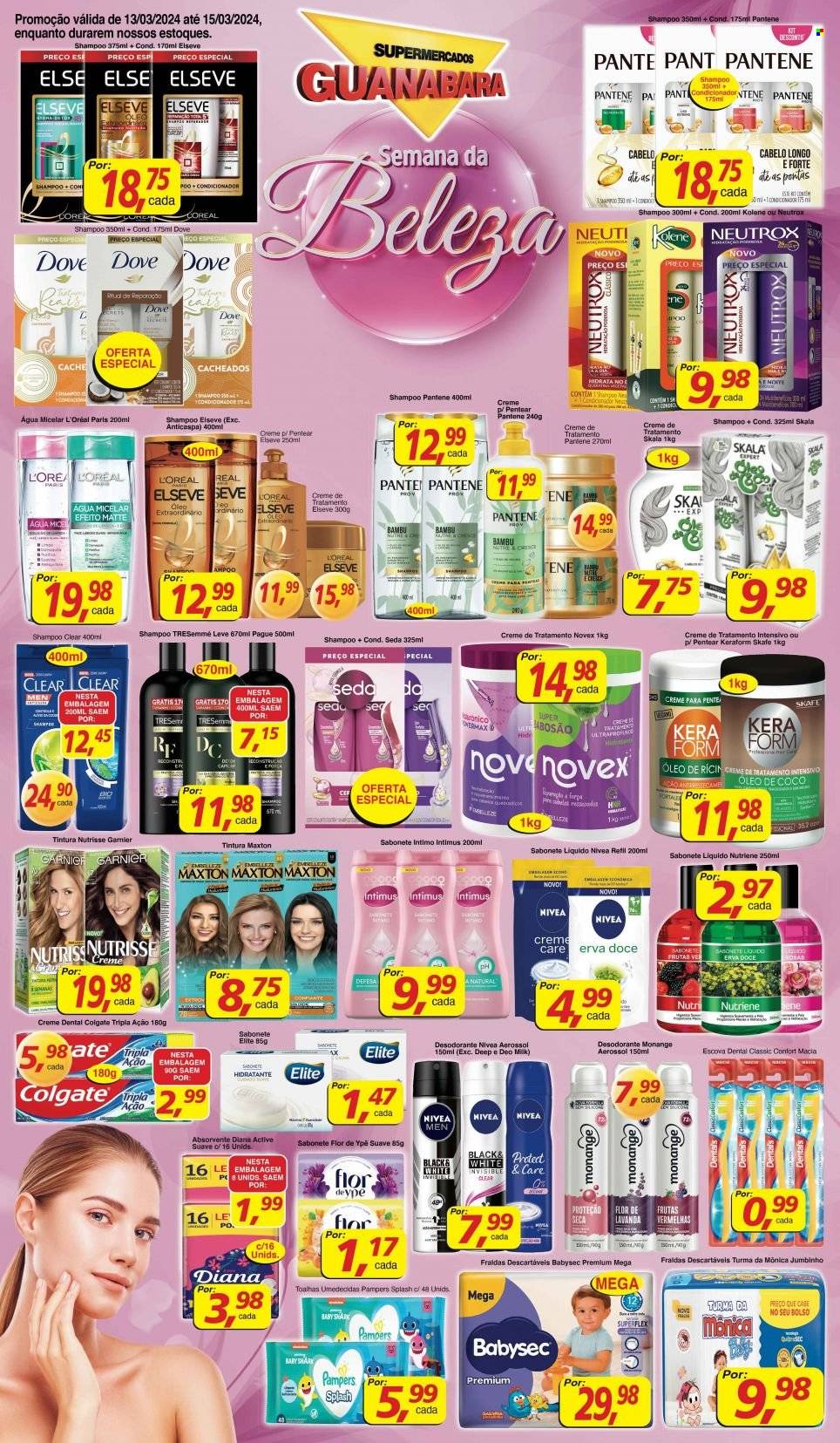Folheto Supermercados Guanabara - 13/03/2024 - 15/03/2024. Página 1