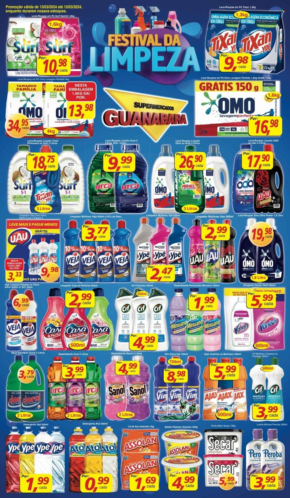 Folheto Supermercados Guanabara - 13/03/2024 - 15/03/2024. Página 8