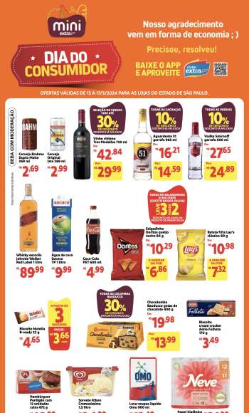 Folheto Mini Extra - 15/03/2024 - 17/03/2024.