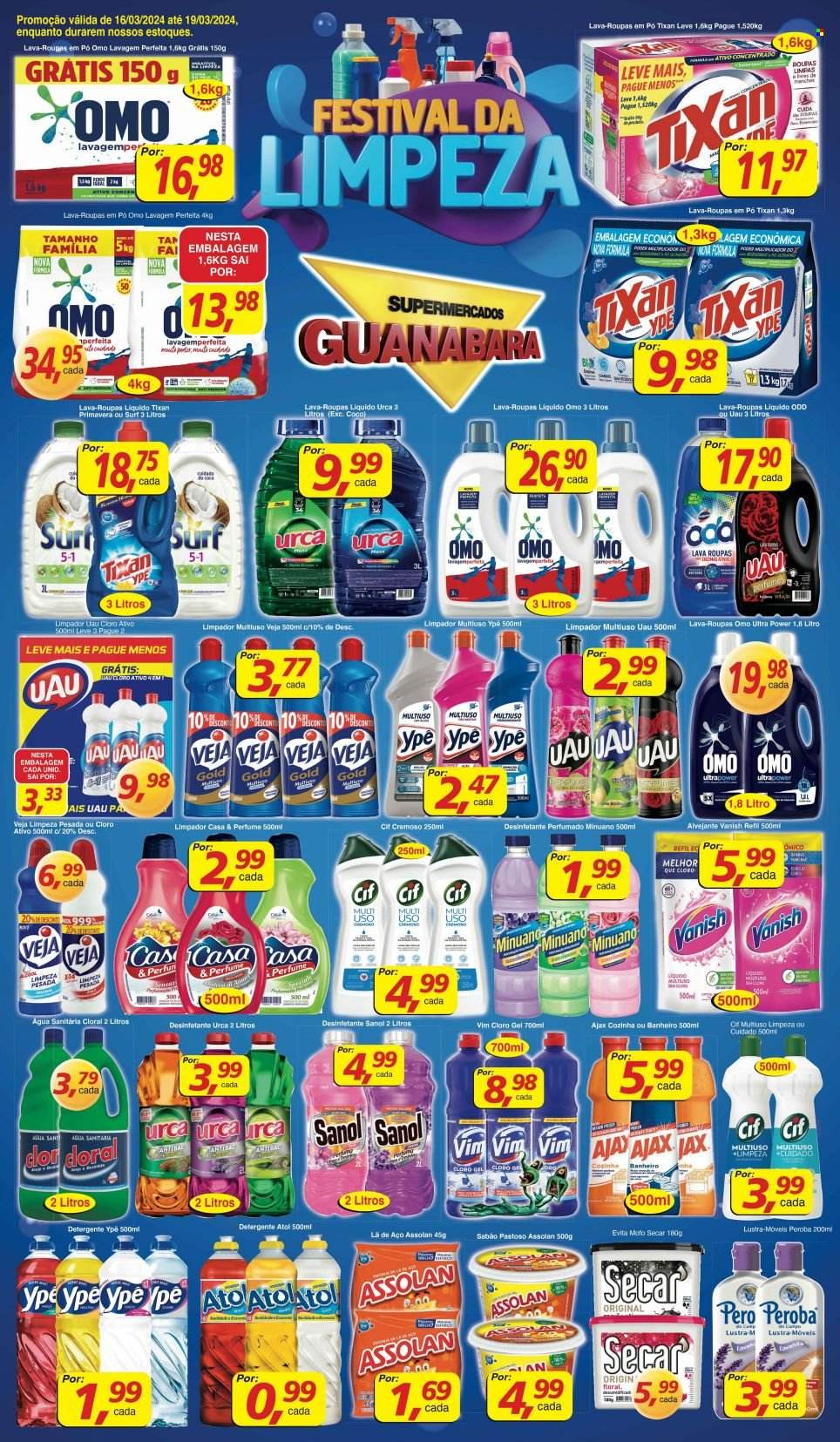 Folheto Supermercados Guanabara - 16/03/2024 - 19/03/2024. Página 7