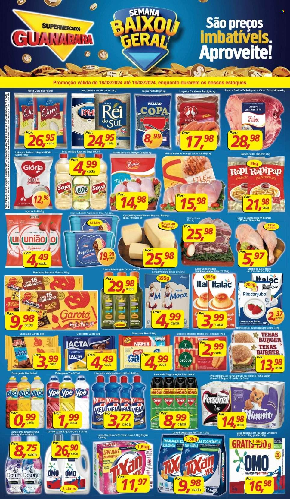 Folheto Supermercados Guanabara - 16/03/2024 - 19/03/2024. Página 12