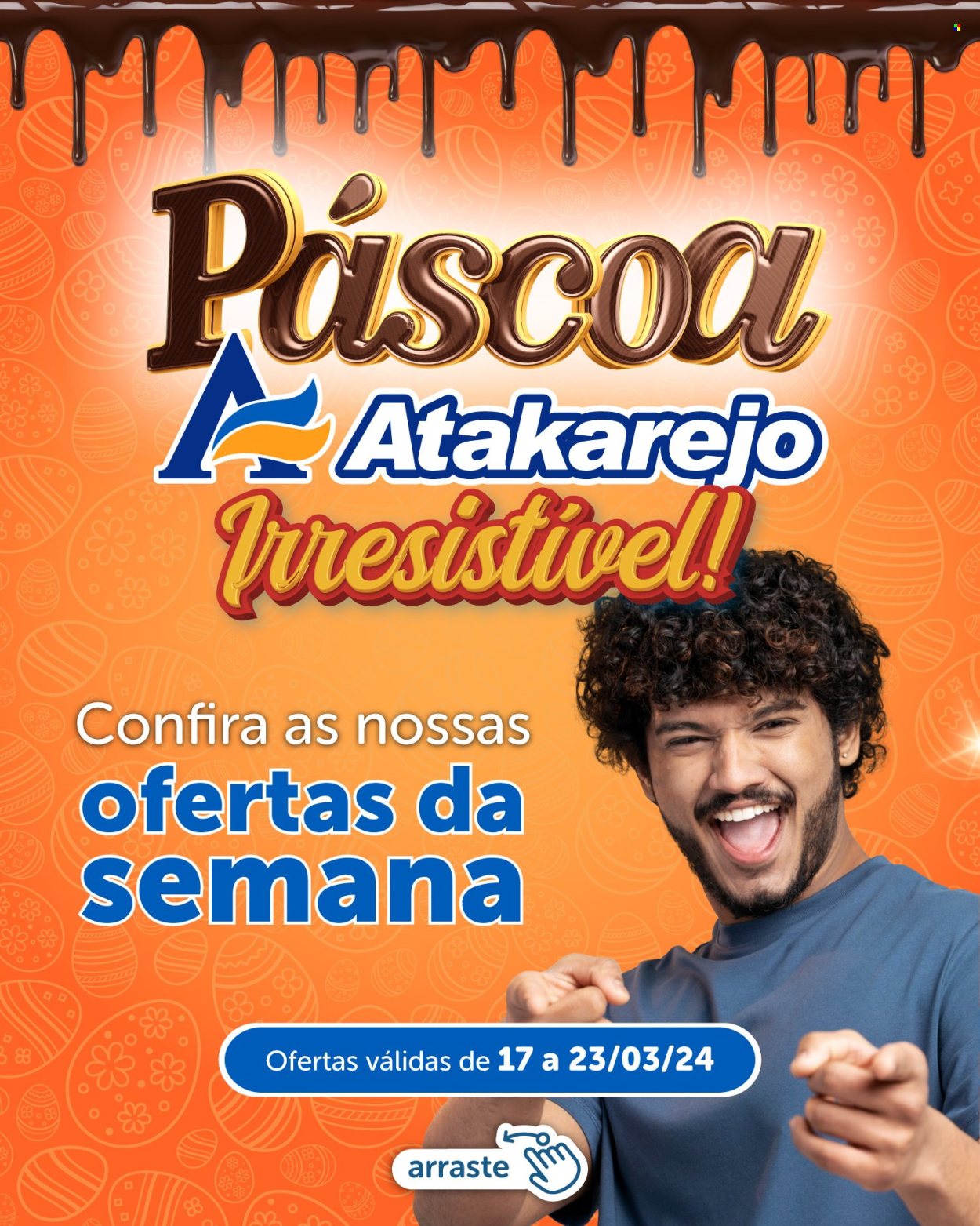 Folheto Atakadão Atakarejo - 17/03/2024 - 23/03/2024. Página 1